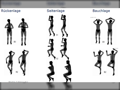 Modellierung von verschiedenen Schlafhaltungen